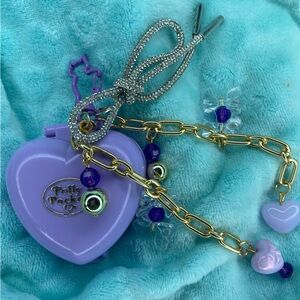 Vintage Polly Pocket Keychain Handbag Charm